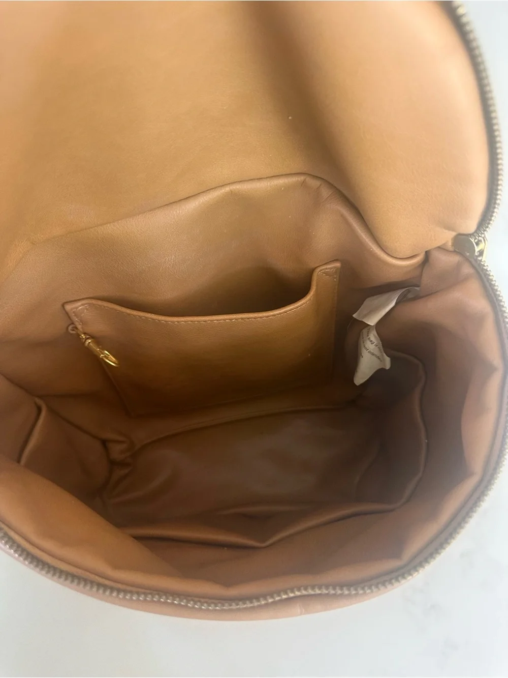 Fawn Design Tan Leather Baby Bag